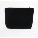 Pequeña bolsa de terciopelo negro con serpiente bordada a mano. - Image 3
