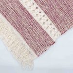 Set de 4 Servilletas de Telar Tinto con Efecto de Hilos Entretejidos - Image 3
