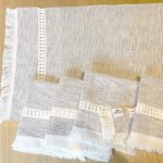 Set de 4 Servilletas de Telar Cocoa con Efecto de Hilos Entretejidos - Image 8